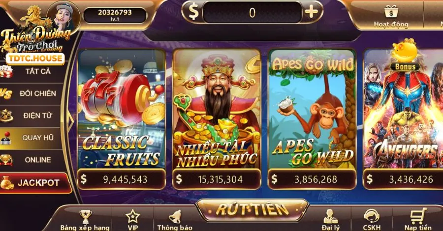 Giao diện quản lý tài khoản người dùng helo888 game với các thông tin giao dịch và cá nhân.